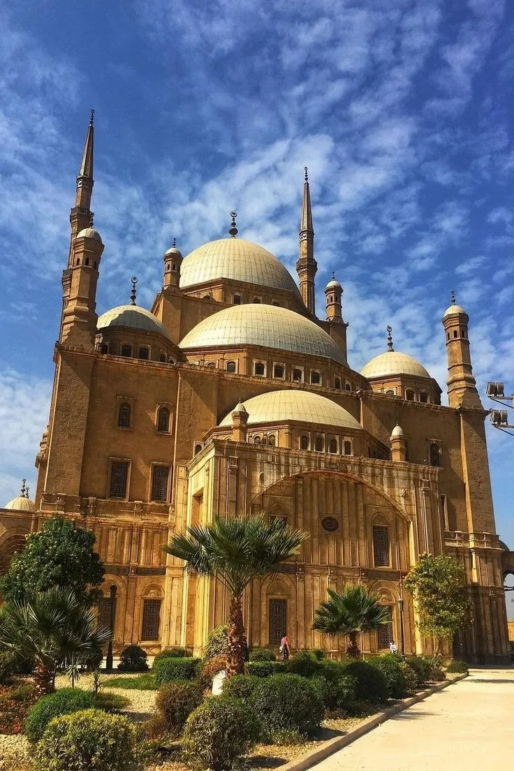 The Mosque of Muhammad Ali crowning the Saladin Citadel in Cairo
