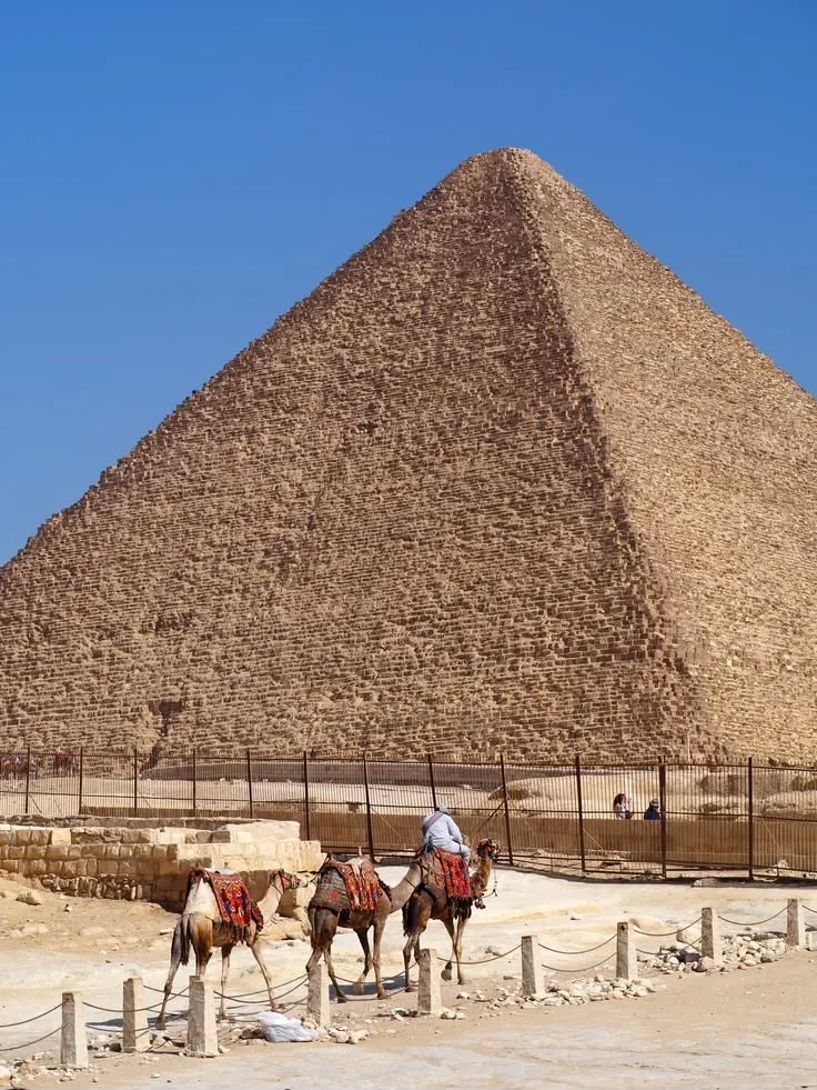 The Great Pyramid of Khufu on the Giza plateau