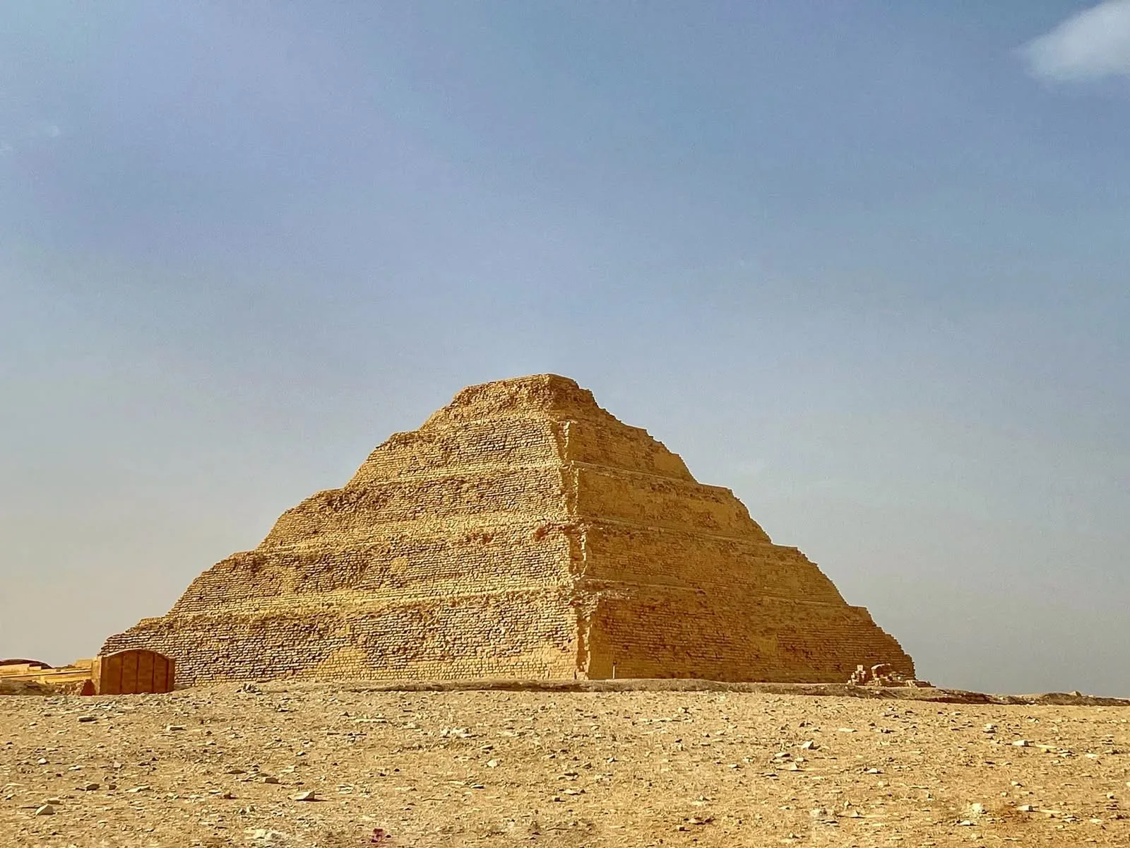 The Step Pyramid of Djoser at Saqqara, the world's oldest stone monument